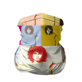 Бандана-труба 3D с принтом Pop Art Jim Morrison The Doors в Екатеринбурге, 100% полиэстер, ткань с особыми свойствами — Activecool | плотность 150‒180 г/м2; хорошо тянется, но сохраняет форму | jim morrison | the doors | арт | дорс | моррисон