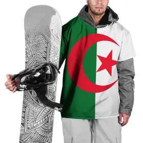 Накидка на куртку 3D с принтом Алжир в Екатеринбурге, 100% полиэстер |  | Тематика изображения на принте: африка | страна | флаг
