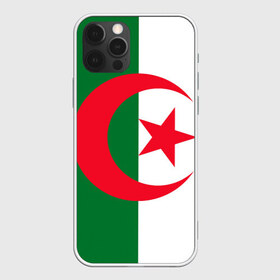 Чехол для iPhone 12 Pro Max с принтом Алжир в Екатеринбурге, Силикон |  | Тематика изображения на принте: африка | страна | флаг