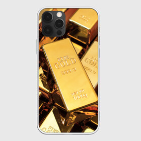 Чехол для iPhone 12 Pro Max с принтом GOLD 999 9 в Екатеринбурге, Силикон |  | Тематика изображения на принте: банк | богатство | драгоценность | золото | слитки