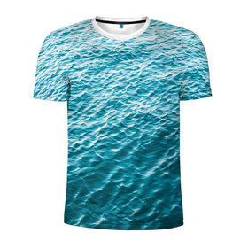Мужская футболка 3D спортивная с принтом Море в Екатеринбурге, 100% полиэстер с улучшенными характеристиками | приталенный силуэт, круглая горловина, широкие плечи, сужается к линии бедра | Тематика изображения на принте: orca | sea | whale | вода | киты | косатки | лето | любовь | море | океан | отдых | пальмы | пляж | солнце