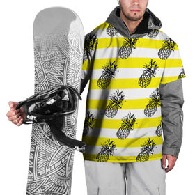 Накидка на куртку 3D с принтом Ананасы 24 в Екатеринбурге, 100% полиэстер |  | Тематика изображения на принте: летний | паттерн | светлый