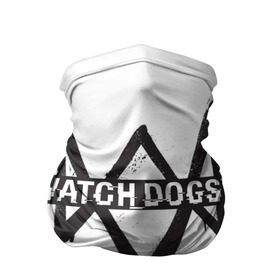 Бандана-труба 3D с принтом Watch Dogs 2 в Екатеринбурге, 100% полиэстер, ткань с особыми свойствами — Activecool | плотность 150‒180 г/м2; хорошо тянется, но сохраняет форму | 2 | dogs | ubisoft | watch | хакер