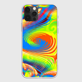 Чехол для iPhone 12 Pro Max с принтом Tie-Dye в Екатеринбурге, Силикон |  | Тематика изображения на принте: абстракция | волны | круги | спираль