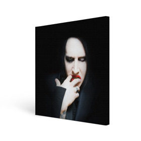 Холст квадратный с принтом Marilyn Manson в Екатеринбурге, 100% ПВХ |  | Тематика изображения на принте: звезда | знаменитость | музыка | мэрилин мэнсон | певец | рокер