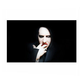 Бумага для упаковки 3D с принтом Marilyn Manson в Екатеринбурге, пластик и полированная сталь | круглая форма, металлическое крепление в виде кольца | Тематика изображения на принте: звезда | знаменитость | музыка | мэрилин мэнсон | певец | рокер