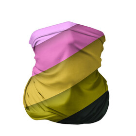 Бандана-труба 3D с принтом Цветные полосы в Екатеринбурге, 100% полиэстер, ткань с особыми свойствами — Activecool | плотность 150‒180 г/м2; хорошо тянется, но сохраняет форму | орнамент | полосы | прикольные картинки | узор | цвет