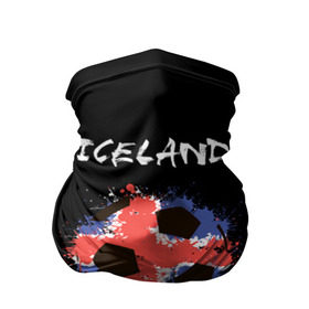 Бандана-труба 3D с принтом Исландия в Екатеринбурге, 100% полиэстер, ткань с особыми свойствами — Activecool | плотность 150‒180 г/м2; хорошо тянется, но сохраняет форму | euro 2016