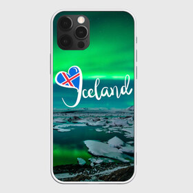 Чехол для iPhone 12 Pro Max с принтом Исландия Полярное сияние в Екатеринбурге, Силикон |  | Тематика изображения на принте: исландия