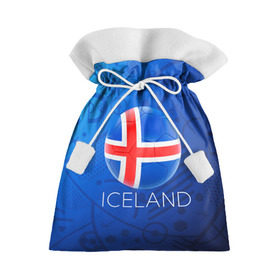 Подарочный 3D мешок с принтом Исландия в Екатеринбурге, 100% полиэстер | Размер: 29*39 см | euro 2016