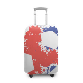 Чехол для чемодана 3D с принтом Сборная Исландии в Екатеринбурге, 86% полиэфир, 14% спандекс | двустороннее нанесение принта, прорези для ручек и колес | исландия