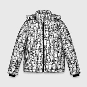 Зимняя куртка для мальчиков 3D с принтом Хатифнатты в Екатеринбурге, ткань верха — 100% полиэстер; подклад — 100% полиэстер, утеплитель — 100% полиэстер | длина ниже бедра, удлиненная спинка, воротник стойка и отстегивающийся капюшон. Есть боковые карманы с листочкой на кнопках, утяжки по низу изделия и внутренний карман на молнии. 

Предусмотрены светоотражающий принт на спинке, радужный светоотражающий элемент на пуллере молнии и на резинке для утяжки | moomintroll | мумми тролль