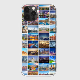 Чехол для iPhone 12 Pro с принтом Туризм (10х10) в Екатеринбурге, силикон | область печати: задняя сторона чехла, без боковых панелей | азия | берлин | вегас | венеция | воспоминания | города | достопримечательности | европа | египет | калифорния | каникулы | лондон | милан | москва | ностальгия | нью йорк | отдых | отпуск | память