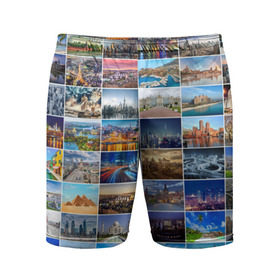 Мужские шорты 3D спортивные с принтом Туризм (10х10) в Екатеринбурге,  |  | азия | берлин | вегас | венеция | воспоминания | города | достопримечательности | европа | египет | калифорния | каникулы | лондон | милан | москва | ностальгия | нью йорк | отдых | отпуск | память