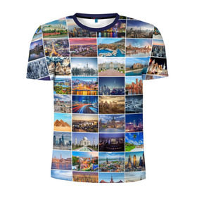 Мужская футболка 3D спортивная с принтом Туризм (10х10) в Екатеринбурге, 100% полиэстер с улучшенными характеристиками | приталенный силуэт, круглая горловина, широкие плечи, сужается к линии бедра | азия | берлин | вегас | венеция | воспоминания | города | достопримечательности | европа | египет | калифорния | каникулы | лондон | милан | москва | ностальгия | нью йорк | отдых | отпуск | память