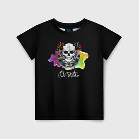 Детская футболка 3D с принтом El Diablo в Екатеринбурге, 100% гипоаллергенный полиэфир | прямой крой, круглый вырез горловины, длина до линии бедер, чуть спущенное плечо, ткань немного тянется | el diablo | suicide squad | эль диабло