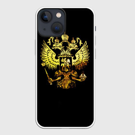 Чехол для iPhone 13 mini с принтом Герб России (Art) в Екатеринбурге,  |  | патриот | патриотизм | победа | россия | русский