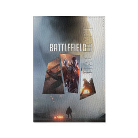 Обложка для паспорта матовая кожа с принтом Battlefield 1 в Екатеринбурге, натуральная матовая кожа | размер 19,3 х 13,7 см; прозрачные пластиковые крепления | battlefield | батла | батлфилд