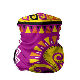 Бандана-труба 3D с принтом Африка в Екатеринбурге, 100% полиэстер, ткань с особыми свойствами — Activecool | плотность 150‒180 г/м2; хорошо тянется, но сохраняет форму | орнамент | цветной | этнический | этно | яркий