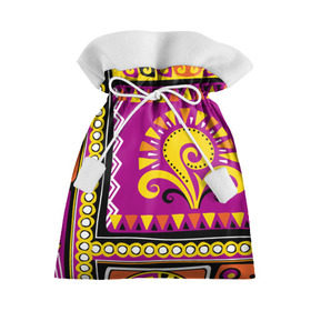 Подарочный 3D мешок с принтом Африка в Екатеринбурге, 100% полиэстер | Размер: 29*39 см | Тематика изображения на принте: орнамент | цветной | этнический | этно | яркий