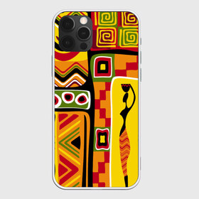 Чехол для iPhone 12 Pro Max с принтом Африка в Екатеринбурге, Силикон |  | орнамент | этнический | этно | яркий