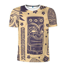 Мужская футболка 3D спортивная с принтом Африка в Екатеринбурге, 100% полиэстер с улучшенными характеристиками | приталенный силуэт, круглая горловина, широкие плечи, сужается к линии бедра | идол | этнический | этно