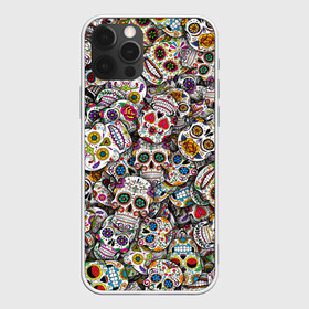 Чехол для iPhone 12 Pro Max с принтом Мексиканские черепа в Екатеринбурге, Силикон |  | Тематика изображения на принте: calavera | sugar skull | день мертвых | мексика | традиция | узоры | цветы