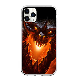 Чехол для iPhone 11 Pro матовый с принтом Огнедышащий дракон в Екатеринбурге, Силикон |  | Тематика изображения на принте: дракон | змей | монстр | огонь | пасть | пламя | прикольные картинки
