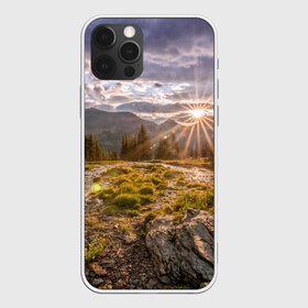 Чехол для iPhone 12 Pro Max с принтом Восход в Екатеринбурге, Силикон |  | горы | лес | небо | пейзаж | природа | солнце