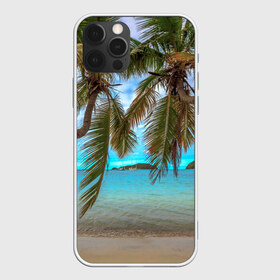 Чехол для iPhone 12 Pro Max с принтом Пальма в Екатеринбурге, Силикон |  | море | отдых | отпуск | пальмы | пляж | солнце | туризм