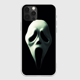Чехол для iPhone 12 Pro с принтом Крик в Екатеринбурге, силикон | область печати: задняя сторона чехла, без боковых панелей | scream | крик | маска | ужастик | ужасы