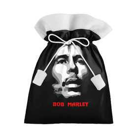 Подарочный 3D мешок с принтом Боб Марли в Екатеринбурге, 100% полиэстер | Размер: 29*39 см | bob marley | боб марли | музыка | регги | ямайка