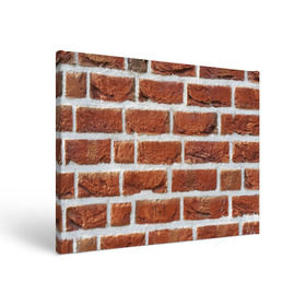 Холст прямоугольный с принтом старая кирпичная стена в Екатеринбурге, 100% ПВХ |  | камни | кирпич | постройка | стена | стройка | цемент