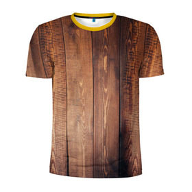 Мужская футболка 3D спортивная с принтом паркет в Екатеринбурге, 100% полиэстер с улучшенными характеристиками | приталенный силуэт, круглая горловина, широкие плечи, сужается к линии бедра | бревна | дерево | доски | паркет | пол