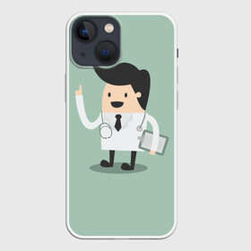 Чехол для iPhone 13 mini с принтом Доктор в Екатеринбурге,  |  | doctor | house md | md | врач | дантист | доктор | мед работник | медецина | медик | хирург