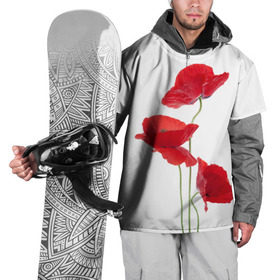 Накидка на куртку 3D с принтом Маки в Екатеринбурге, 100% полиэстер |  | Тематика изображения на принте: field | flowers | poppies | poppy | red | wild | красные | мак | маки | поле | полевые | цветы