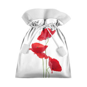 Подарочный 3D мешок с принтом Маки в Екатеринбурге, 100% полиэстер | Размер: 29*39 см | field | flowers | poppies | poppy | red | wild | красные | мак | маки | поле | полевые | цветы