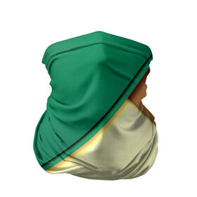 Бандана-труба 3D с принтом Material color в Екатеринбурге, 100% полиэстер, ткань с особыми свойствами — Activecool | плотность 150‒180 г/м2; хорошо тянется, но сохраняет форму | желтый | зеленый | полосы