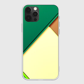 Чехол для iPhone 12 Pro Max с принтом Material color в Екатеринбурге, Силикон |  | Тематика изображения на принте: желтый | зеленый | полосы
