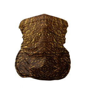 Бандана-труба 3D с принтом Gold Texture в Екатеринбурге, 100% полиэстер, ткань с особыми свойствами — Activecool | плотность 150‒180 г/м2; хорошо тянется, но сохраняет форму | 