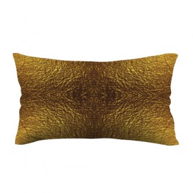 Подушка 3D антистресс с принтом Gold Texture в Екатеринбурге, наволочка — 100% полиэстер, наполнитель — вспененный полистирол | состоит из подушки и наволочки на молнии | 