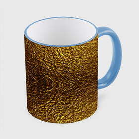 Кружка 3D с принтом Gold Texture в Екатеринбурге, керамика | ёмкость 330 мл | Тематика изображения на принте: 