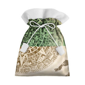 Подарочный 3D мешок с принтом Народ Майя 2 в Екатеринбурге, 100% полиэстер | Размер: 29*39 см | античный | ацтеки | гранж | живопись | культура | майя | орнамент | ретро | старинный | элемент