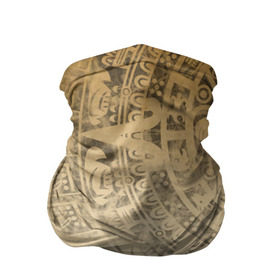 Бандана-труба 3D с принтом Народ Майя в Екатеринбурге, 100% полиэстер, ткань с особыми свойствами — Activecool | плотность 150‒180 г/м2; хорошо тянется, но сохраняет форму | античный | ацтеки | гранж | живопись | культура | майя | орнамент | ретро | старинный | элемент