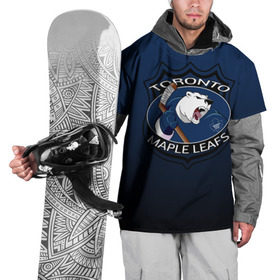 Накидка на куртку 3D с принтом Toronto Maple Leafs в Екатеринбурге, 100% полиэстер |  | nhl | toronto maple leafs | спорт | хоккей