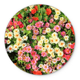 Коврик круглый с принтом Весеннее настроение в Екатеринбурге, резина и полиэстер | круглая форма, изображение наносится на всю лицевую часть | аромат | букет | вазон | великолепие | краски | красота | куст | луг | полевые цветы | полянка | природа | растения | розы | ромашки | тюльпаны | украшение | фауна | цветник | цветок | цветочек | цветы