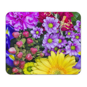Коврик прямоугольный с принтом Роскошные цветы в Екатеринбурге, натуральный каучук | размер 230 х 185 мм; запечатка лицевой стороны | аромат | астры | букет | вазон | великолепие | гвоздики | гиацинт | гортензия | калла | краски | красота | куст | лилия | орхидея | пион | подсолнух | полевые цветы | природа | растения | розы | ромашки