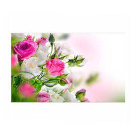 Бумага для упаковки 3D с принтом Алые розы в Екатеринбурге, пластик и полированная сталь | круглая форма, металлическое крепление в виде кольца | аромат | букет | вазон | великолепие | краски | красота | куст | нежность | природа | растения | розы | украшение | фауна | цветник | цветы
