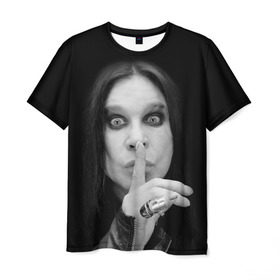 Мужская футболка 3D с принтом Ozzy Osbourne в Екатеринбурге, 100% полиэфир | прямой крой, круглый вырез горловины, длина до линии бедер | Тематика изображения на принте: rock | знаменитость | оззи осборн | рок | рок группа | рок звезда | рок музыка