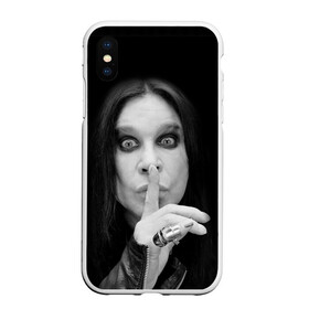 Чехол для iPhone XS Max матовый с принтом Ozzy Osbourne в Екатеринбурге, Силикон | Область печати: задняя сторона чехла, без боковых панелей | Тематика изображения на принте: rock | знаменитость | оззи осборн | рок | рок группа | рок звезда | рок музыка
